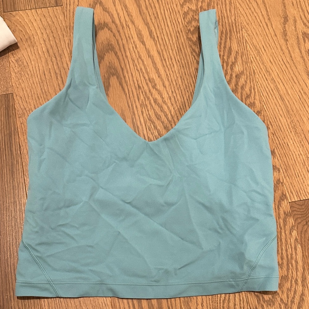 Lululemon Athletica Light Blue Sleeveless Top